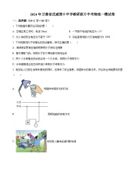 2024年甘肃省武威第十中学教研联片中考物理一模试卷（原卷版+解析版）