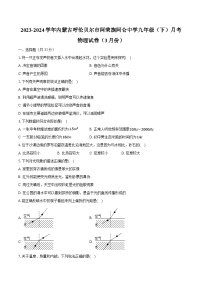 2023-2024学年内蒙古呼伦贝尔市阿荣旗阿仑中学九年级（下）月考物理试卷（3月份）（含解析）