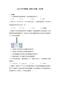 2024年中考物理二轮复习专题：电功率（含答案）