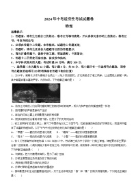 2024年湖南省邵阳市中考一模物理试题+