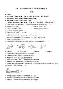 湖南省娄底市2023-2024学年八年级下学期4月期中考试物理试卷