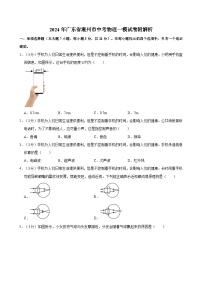 2024年广东省潮州市中考物理一模试卷附解析