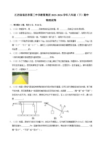 江西省南昌市第三中学教育集团2023-2024学年八年级下学期期中物理试卷