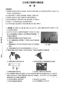 湖南省郴州市嘉禾县塘村镇中学2023-2024学年九年级下学期5月期中物理试题