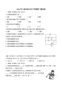 2024年上海市虹口区中考物理二模试卷（含详细答案解析）