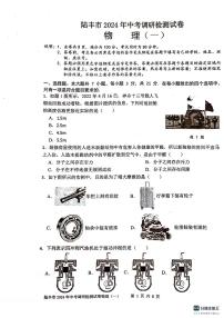 2024年广东省汕尾市陆丰市中考二模物理试题