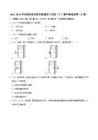 2023-2024学年陕西省西安市新城区八年级下学期期中物理试卷（A卷）