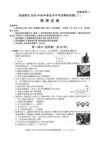 2024年陕西省西安市西咸新区中考二模物理试题