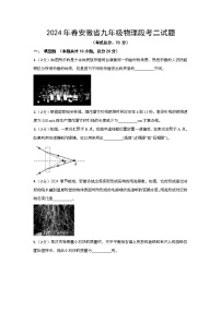 2024年春安徽省九年级下物理段考二试题（含答案）