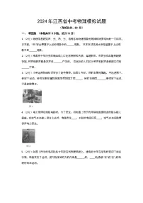 2024年江西省中考物理模拟试题（含答案）