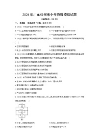 2024年广东梅州市中考物理模拟试题（含答案）