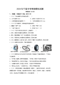 2024年宁夏中考物理模拟试题（含答案）