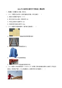 2024年天津市红桥区中考物理三模试卷