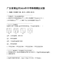 广东省清远市2024年中考物理模拟试卷