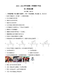 山东省烟台招远市（五四制）2023-2024学年八年级下学期期中考试物理试题（原卷版+解析版）