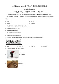 福建省龙岩市上杭县东北片区2023-2024学年八年级下学期期中考试物理试题（原卷版+解析版）