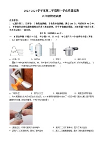09， 山东省潍坊安丘市2023-2024学年八年级下学期期中考试物理试题