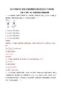 专题34 滑轮（组）机械效率综合难题选择题 -2024年物理中考题型专练（全国通用）