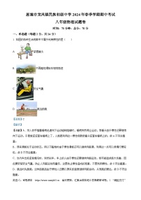 湖北省恩施市龙凤镇民族初级中学2023-2024学年八年级下学期期中物理试题