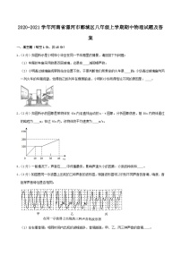 2020-2021学年河南省漯河市郾城区八年级上学期期中物理试题及答案