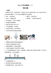 2024年黑龙江省哈尔滨松雷中学中考二模理综物理试题（原卷版+解析版）