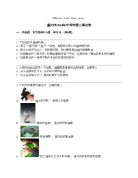 重庆市2024年中考物理二模试卷