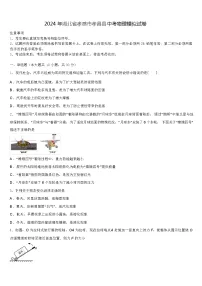 2024 年湖北省孝感市孝昌县中考物理模似试卷（解析版）