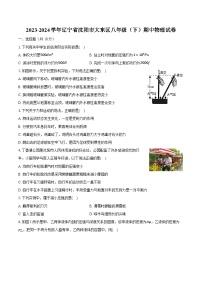 2023-2024学年辽宁省沈阳市大东区八年级（下）期中物理试卷（含解析）