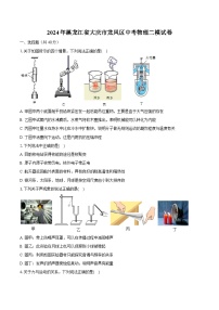 2024年黑龙江省大庆市龙凤区中考物理二模试卷（含解析）