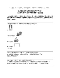 贵州省贵阳市花溪区高坡民族中学2023-2024学年度八年级下学期物理期中测试试卷