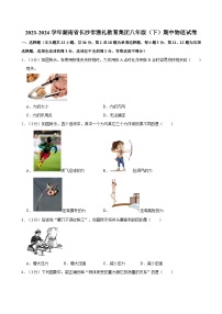 湖南省长沙市雅礼教育集团2023-2024学年八年级下学期期中物理试卷
