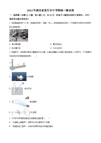 2024年湖北省黄石市中考一模物理试题（原卷版+解析版）