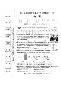 2024年湖南省邵阳市新宁县中考一模物理试题