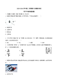2024年广东省惠州市惠阳区新圩中学中考物理第三次模拟考试