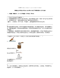 湖南省长沙市紫金中学2023-2024学年八年级下学期物理第一次月考试卷