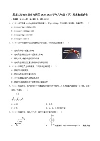 黑龙江省哈尔滨市南岗区2020-2021学年八年级下学期期末物理试卷
