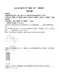 2024年安徽省合肥市中考模拟考试最后一卷物理试卷(含答案)