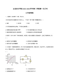 安徽省滁州市定远县育才学校2023-2024学年九年级下学期第一次月考物理试题含答案