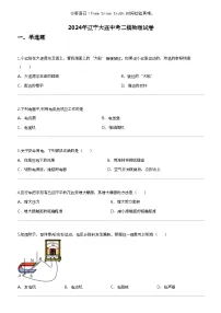 2024年辽宁大连中考二模物理试卷