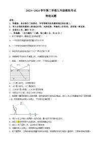 2024年广东省深圳市深中体系联考中考三模物理试卷