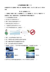 2024年山东省泰安市中考三模物理试题（原卷版+解析版）