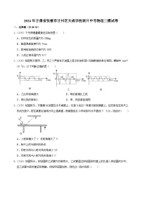 2024年甘肃省张掖市甘州区大成学校联片中考物理三模试卷