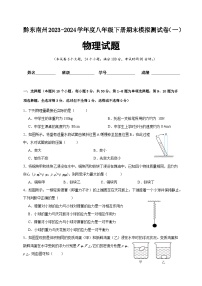 贵州省黔东南州2023-2024学年度八年级下册物理期末模拟测试卷（一）