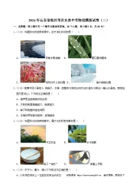 2024年山东省临沂市沂水县中考物理模拟试卷（二）