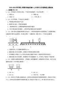 2024年甘肃省武威十二中学九年级中考三模物理试卷