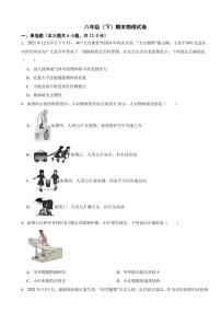 辽宁省葫芦岛市2024年八年级（下）期末物理试卷（附参考答案）
