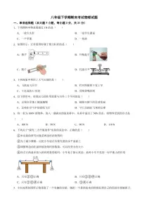 广东省湛江市2024年八年级下学期期末考试物理试题附参考答案