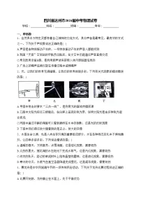 四川省达州市2024届中考物理试卷(含答案)