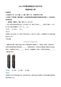 精品解析：2024年河南省周口市沈丘县押题密卷联考中考三模物理试题（解析版）