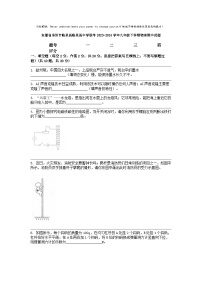 [物理]安徽省阜阳市临泉县临泉县中学联考2023-2024学年九年级下学期期中试题